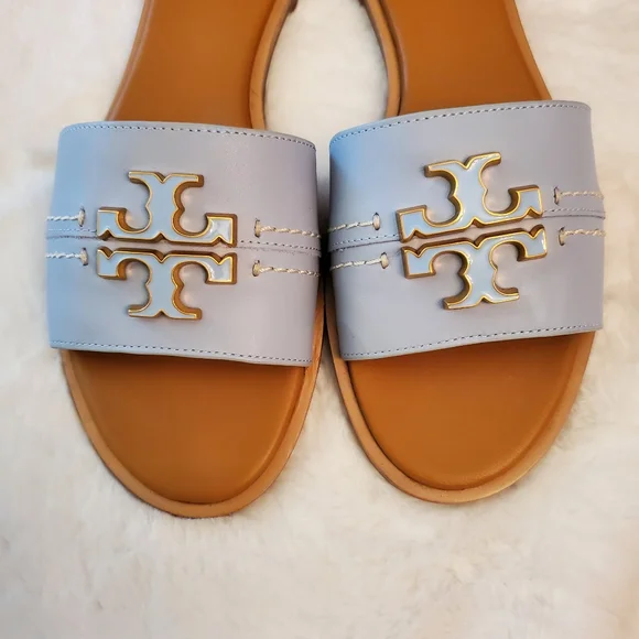⭐️FIRM PRICE!⭐️LAST 1! NEW WITH TAG & BOX! TORY BURCH Everly Slide Calf Leather - Picture 1 of 8